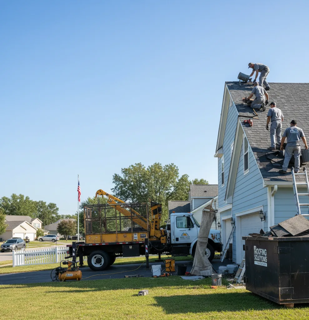 Flat Roof Repair in Horton, MI